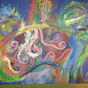 Abstract Multicolor Canvas Art